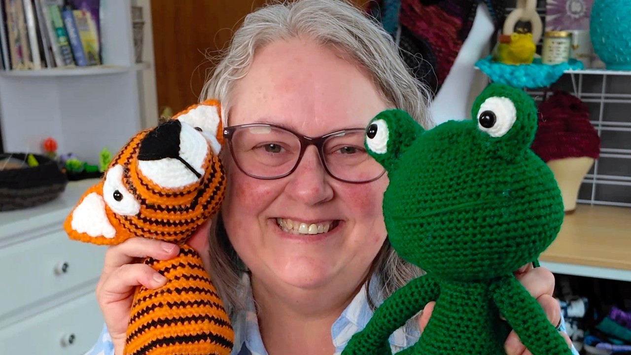 Crochet Update: Kirk the Frog Finished! Starting Tom the Tiger
