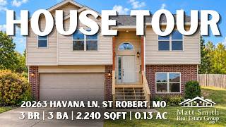 St Robert MO Home for Sale | 3 Beds, 3 Baths & New Deck