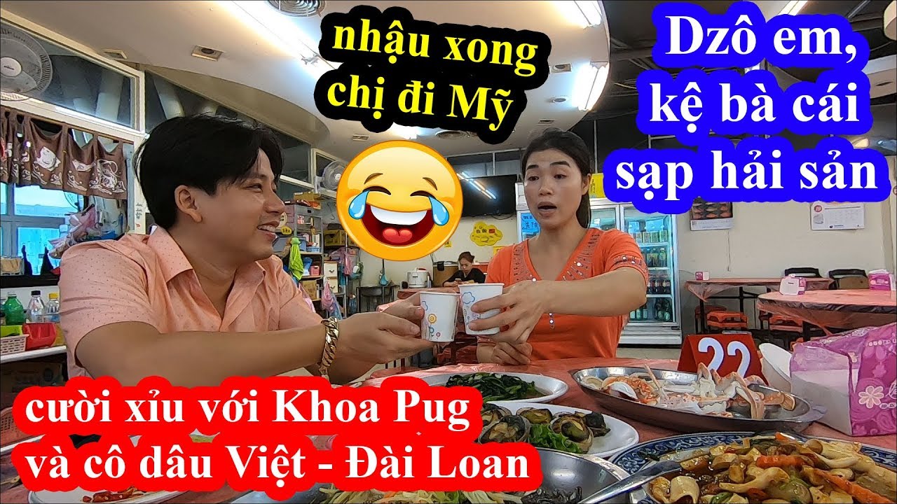 Bỏ luôn sạp hải sản đang bán - Khoa Pug cảm kích mời chị Philip ngồi ăn chung và cái kết cười xỉu