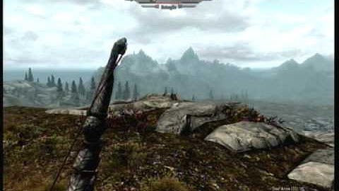 Skyrim - Frost Dragon Kill near Rorikstead