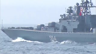 Учения противолодочных кораблей проекта 1155 России