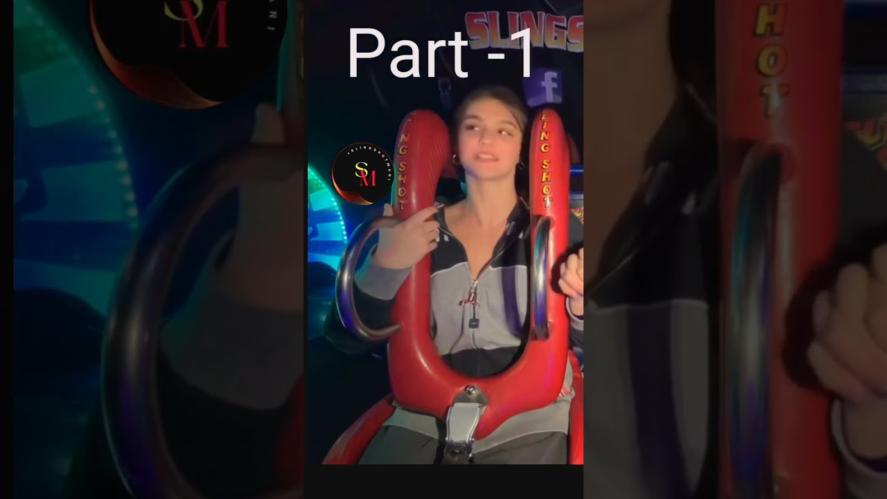 Amazing Slingshot Ride Girl Fall Out Slingshotride Slingshotchallenge Slingshots