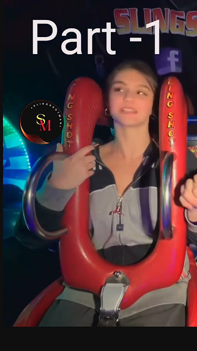 Amazing slingshot ride Girl Fall out. #slingshotride #slingshotchallenge #slingshots