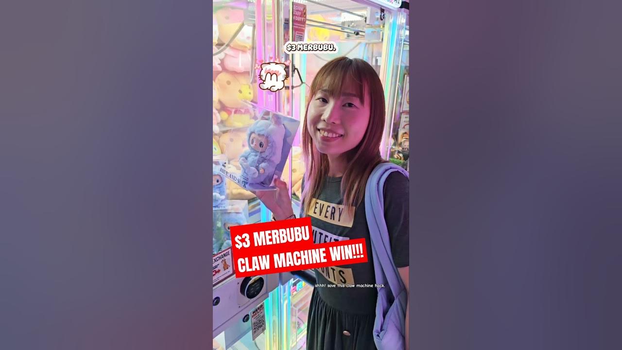 ๐ฎ Claw Machine Hack = $3 MERBUBU? ๐ฑ๐ฐ#clawmachine #labubu #merbubu #shorts #arcade #lifehacks ๐ฎ Claw Machine Hack = $3 MERBUBU? ๐ฑ๐ฐ#clawmachine #labubu #merbubu #shorts #arcade #lifehacks