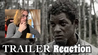 Emancipation official trailer REACTION \/\/ Will Smith \/\/ Apple tv+