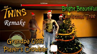 The Twins Remake - Grandpa Uses Player's Crowbar On Beautiful Christmas Feeling !