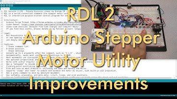 RDL Arduino Stepper Motor Utility - Version 2 Improvements