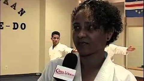Lucia Pires, student at Shotokan Karate school