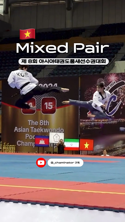 🇰🇷 Freestyle Poomsae mixed Pair O17 [YUN KYU SUNG / CHA YE EUN]