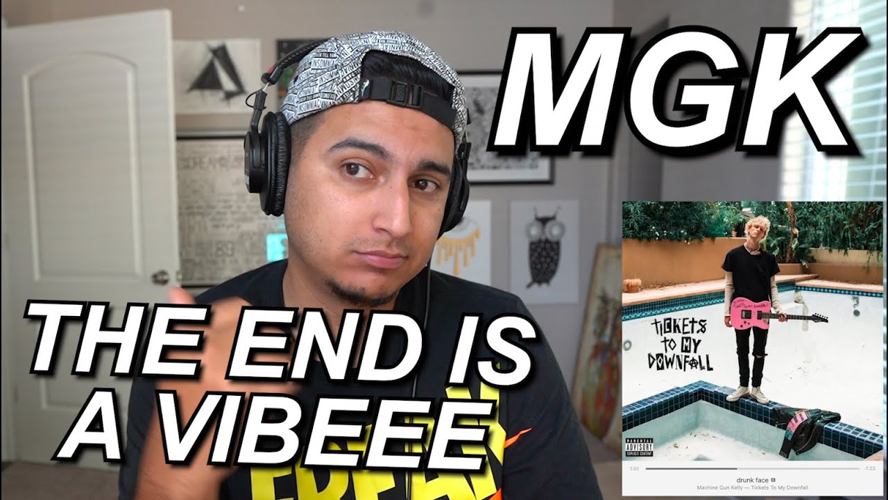 Machine Gun Kelly Drunk Face First Reaction This Album Solid Youtube