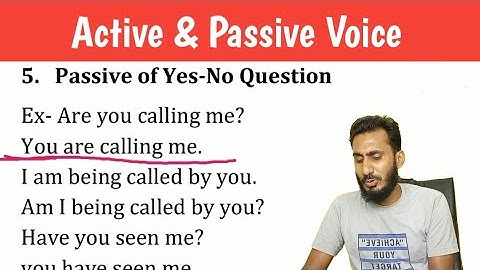 Passive of Yes-No and Wh-Question || Voice last video