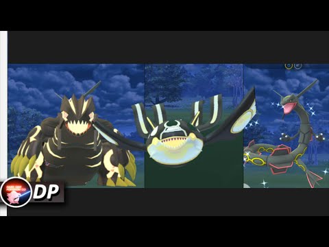 Blackest Shiny Event in Pokemon Go! Rayquaza, Kyogre & Groudon in Primal energy
