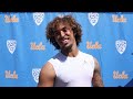 UCLA Football Media Availability - D.J. Justice &amp; Kamari Ramsey (09-12-23)