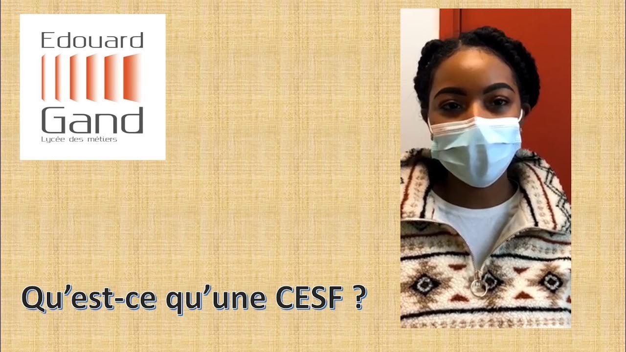 Dpp Cesf Page De Garde Qu'est ce qu'une CESF ? - YouTube