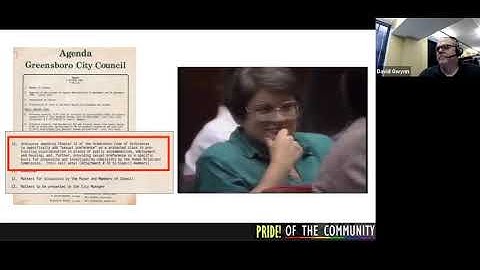 UNCG Libraries ULVLC: A Glance of Triad History through PRIDE! of the Community