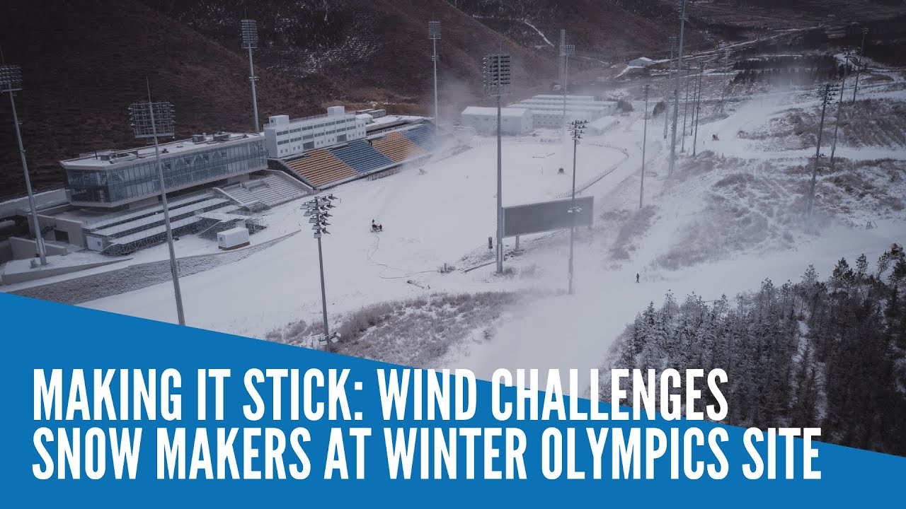 Making the snow stick: Wind challenges Winter Games slope makers - The  Japan Times