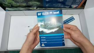 Обзор: italeri elco 80 1/35 торпедный катер PT 596 #5602