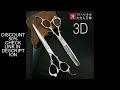 Titan 3D  Scissors Professional barber Hairdressing Shears Hair Cutting Machine Barber Shop Hair Sci