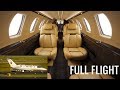 Full Flight on a Private Jet! | Cessna Citation CJ4 | Luxembourg to Dusseldorf (with ATC)