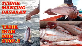 TEHNIK MANCING IKAN KURISI/RUBBY. TARIK IKAN NON STOP..!!