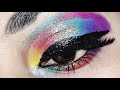 Colourful Eye Makeup //  #shorts  #youtubeshorts