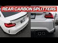 M2 REAR CARBON SPLITTERS, TOO MUCH? - BMW F87 Carbon Fiber Mods