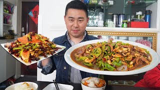 【超小厨】300元海鲜，做“酱爆八爪鱼”+“香辣蟹”，配南瓜饭，真正的大餐，安逸！