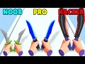 NOOB vs PRO vs HACKER in Knife and Run!