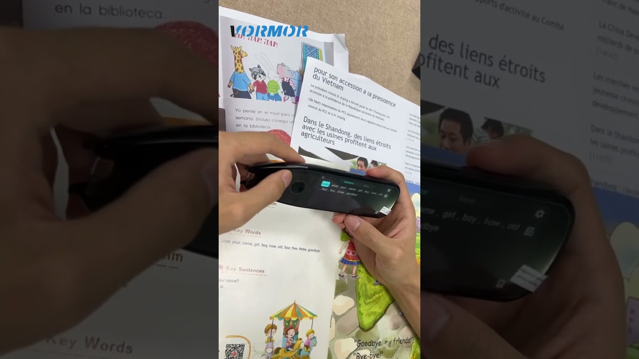 Text to Speech with VORMOR X5 Pro. 