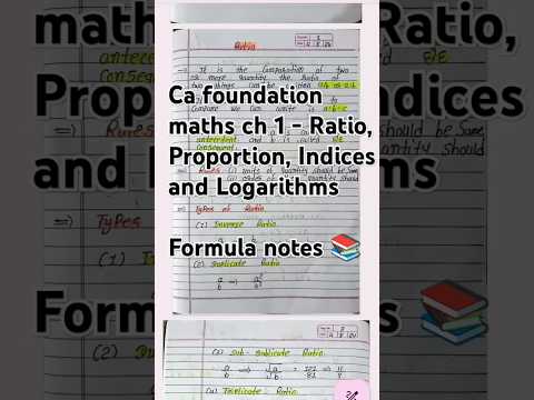 Ca foundation maths
