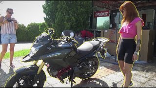 unboxing the new DYMOTO 200cc adventure motorcycle 2021