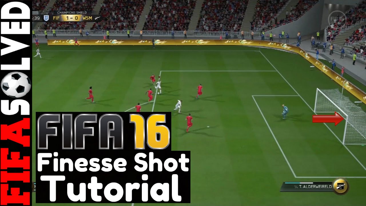 Fifa 16 Finesse Shot Tutorial Shooting Tips Youtube