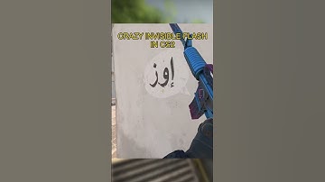 Crazy INVISIBLE Flash In CS2 😮 #shorts #cs2