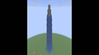 Minecraft BIGGEST Cobblestone Tower HACK 🤯 #minecraft #short #like