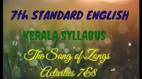 The Song of Songs Activities-7(a,b,c) 8(a,b,c,d)