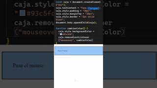 Elimina un evento en JavaScript