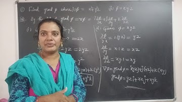 JNTU B.Tech M2 Maths. B.sc Maths: Gradient of a scalar point functions with the vector differential