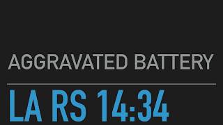 Aggravated Battery in Louisiana 