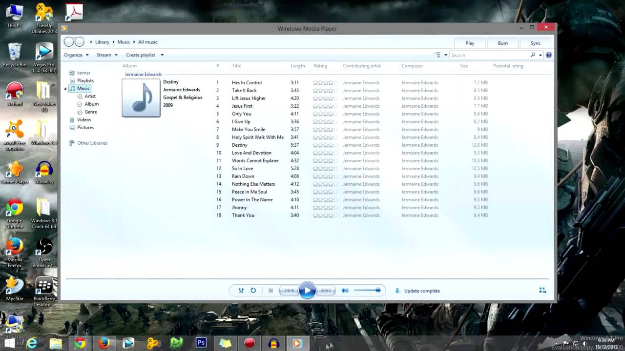 how to use media player on windows 8