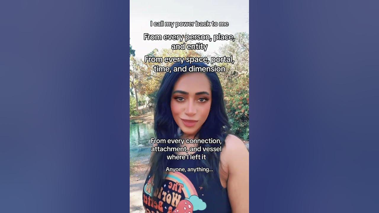 I call my power back to me