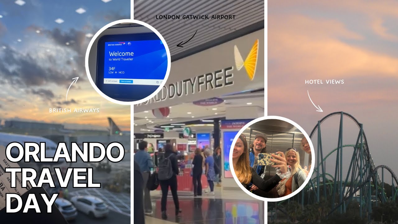 Orlando Pre & Travel Day 2025 ✨| Gatwick | British Airways | Disney & Universal