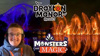 Drayton Manor Halloween 2025 Vlog - NEW Monsters & Magic Lake Show!