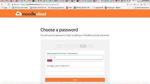 วิธีสมัครใช้งาน moodle Cloud