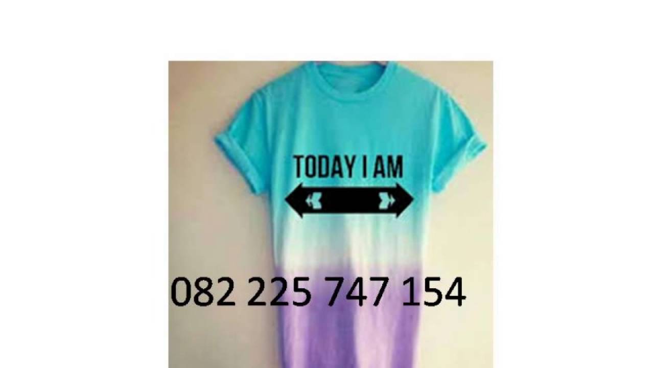 082 225 747 154 Kaos Ombrekaos Ombre Murahkaos Surabaya YouTube