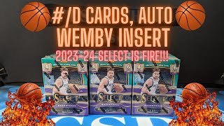 202324 PANINI SELECT BASKETBALL IS HERE!! BLASTER BOX REVIEW!  RED WEMBY INSERT!?!?! ROOKIE AUTO!!!
