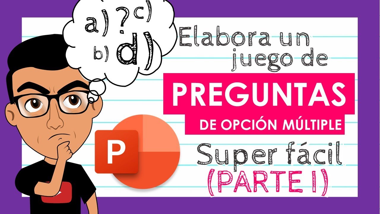 ❓ ELABORA UN JUEGO DE PREGUNTAS DE OPCIÓN MÚLTIPLE 😍 EN POWERPOINT PASO A  PASO (PARTE I) 