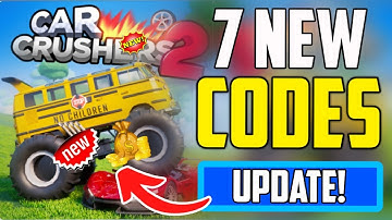 * NEW UPDATE!* |Car Crushers 2 CODES IN NOVEMBER 2025_ROBLOX Car Crushers 2 CODES