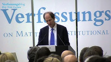 Verfassungsblog Key Note Lecture - Cass Sunstein (Harvard): The Ethics of Choice Architecture