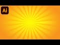 How to Create Sunburst Background in Adobe Illustrator