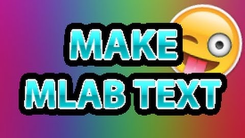 How To Make Mlab Text Using Android!